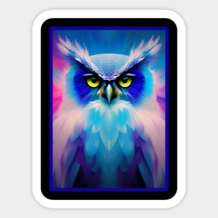 Owl artwork Sticker